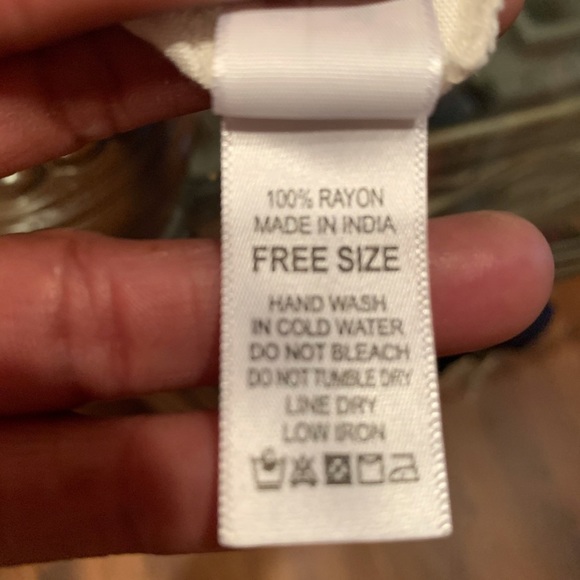 Green/blue hibiscus floral print  dress - Picture 5 of 5